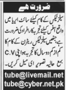 Staff Wanted at Private Company Karachi