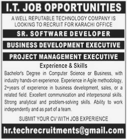 IT Jobs in Karachi 2023