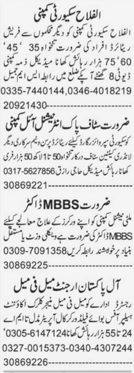 Management Jobs 2024 in Multan